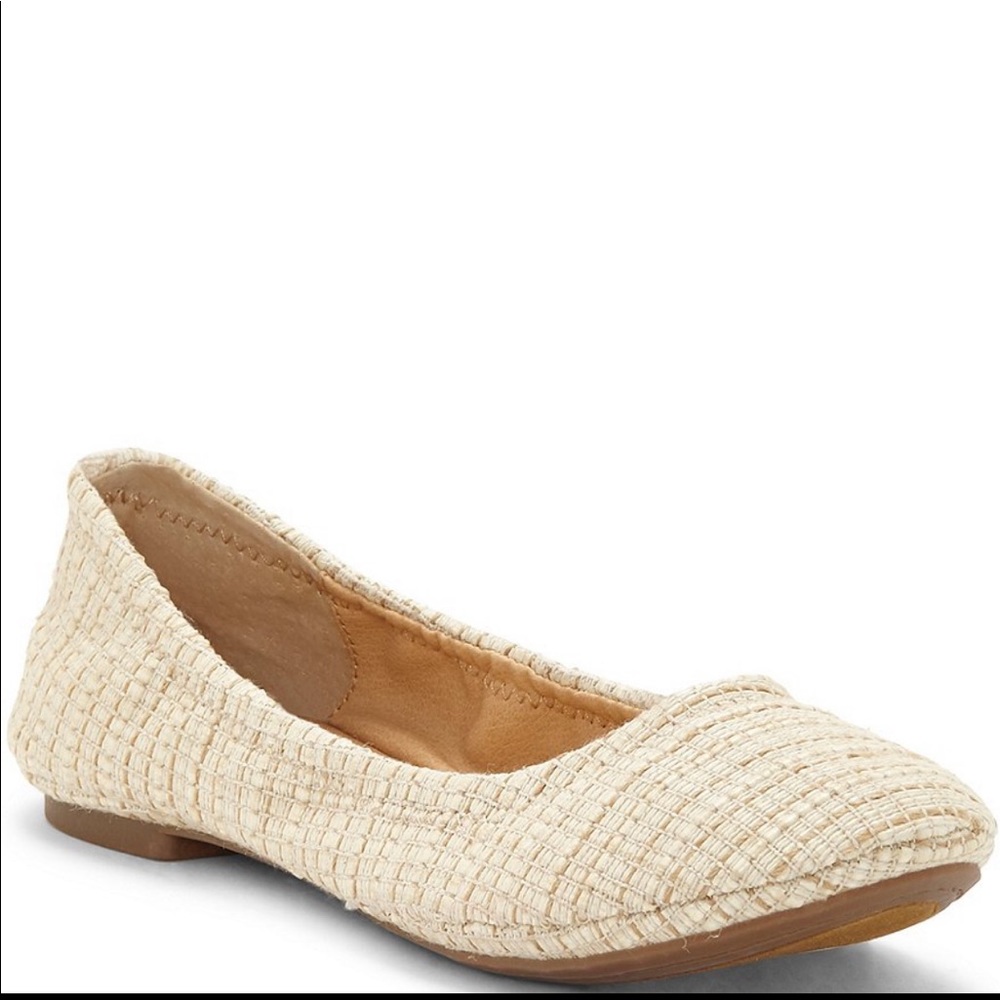 Lucky Brand LK EMMIE PALA WOVEN FLATS size 9 NIB
